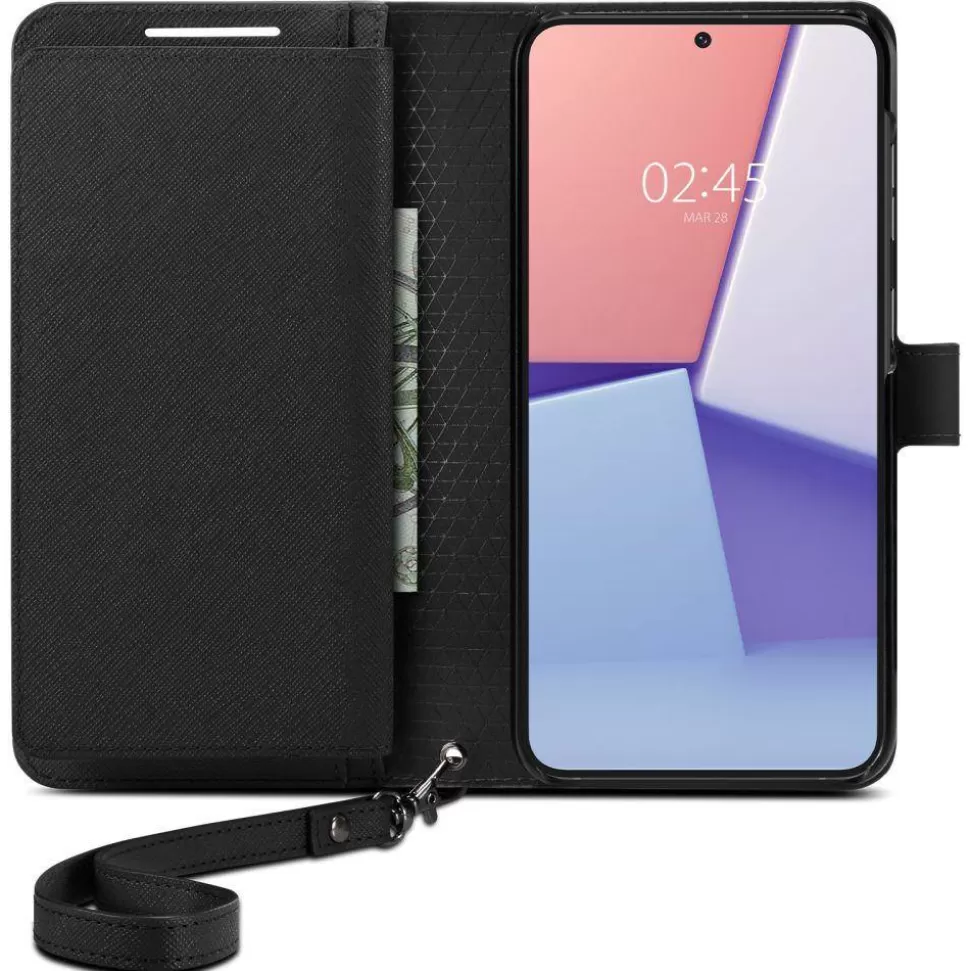 Spigen Galaxy S23 Plus*Etui Wallet ”s” Plus Galaxy S23 Plus Black Case