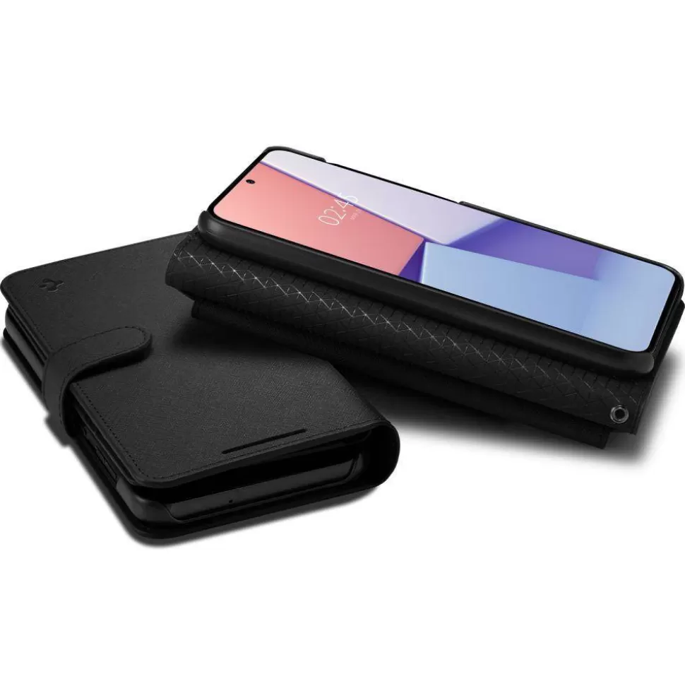 Spigen Galaxy S23 Plus*Etui Wallet ”s” Plus Galaxy S23 Plus Black Case