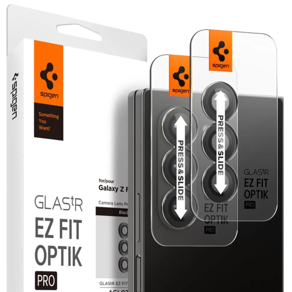 Spigen Galaxy Z Fold 6*OSŁONA APARATU OPTIK.TR ”EZ FIT” CAMERA PROTECTOR 2-PACK GALAXY Z FOLD 6 BLACK