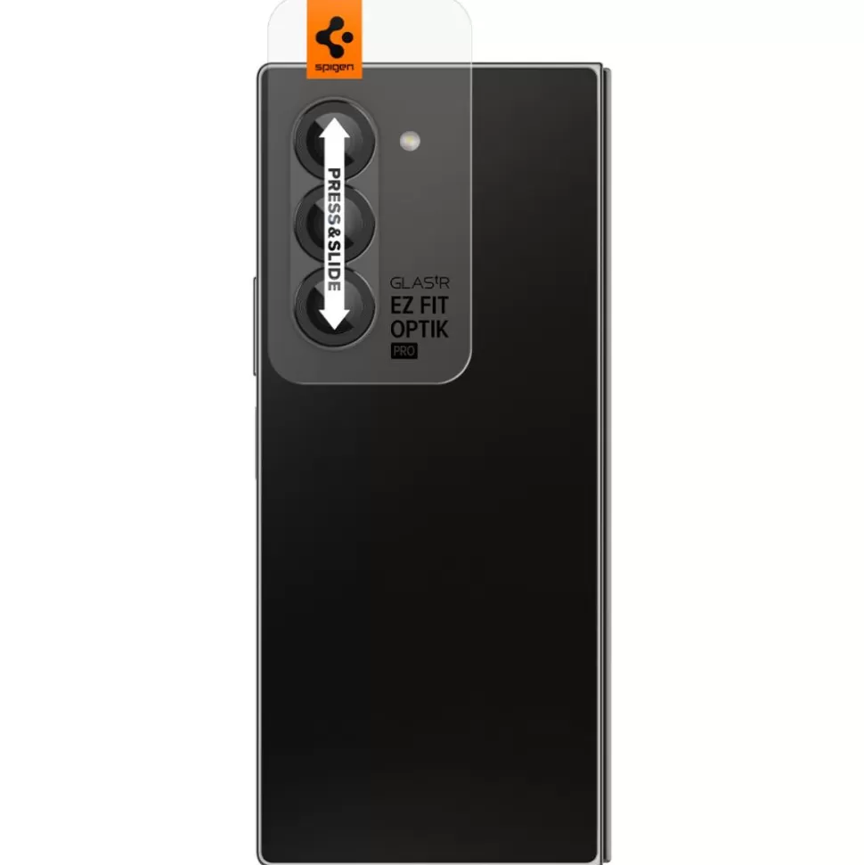Spigen Galaxy Z Fold 6*OSŁONA APARATU OPTIK.TR ”EZ FIT” CAMERA PROTECTOR 2-PACK GALAXY Z FOLD 6 BLACK
