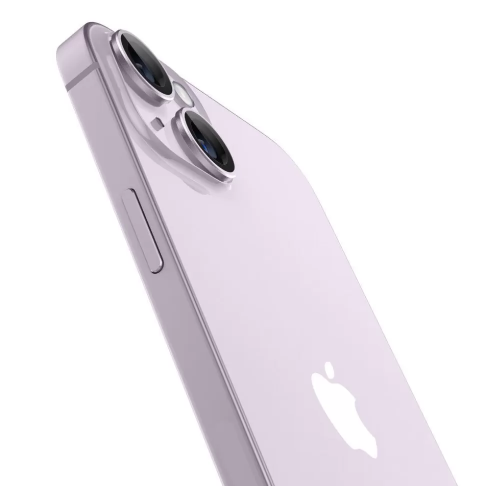 Spigen Iphone 14 | Iphone 14 Plus*Osłona Aparatu Optik.tr ”ez Fit” Camera Protector 2-pack iPhone 15 / 15 Plus / 14 / 14 Plus Purple