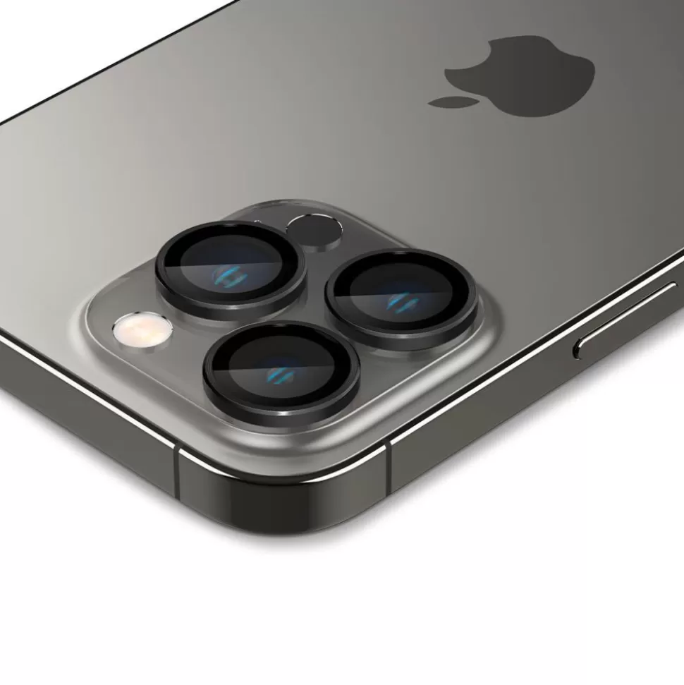 Spigen Iphone 14 Pro | Iphone 14 Pro Max*Osłona Aparatu Optik.tr ”ez Fit” Camera Protector 2-pack iPhone 14 Pro / 14 Pro Max / 15 Pro / 15 Pro Max / 16 Pro / 16 Pro Max Black Czarny