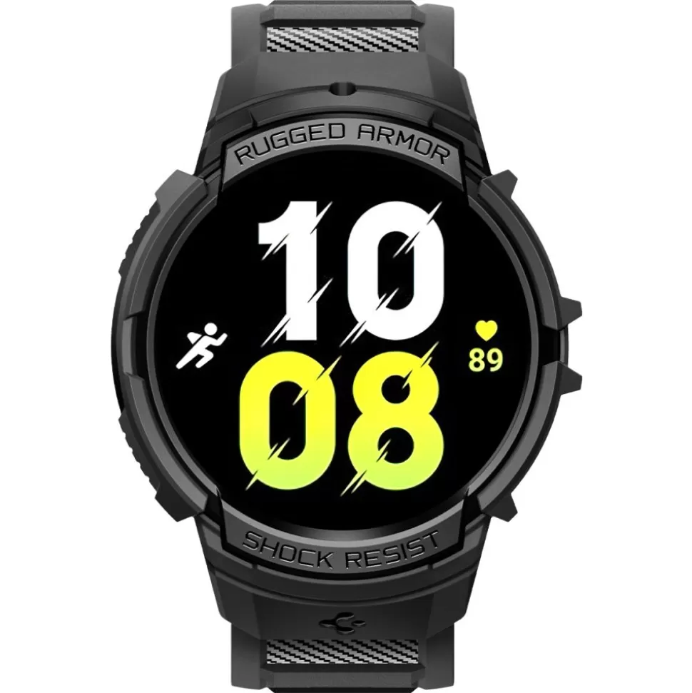 Spigen Galaxy Watch 6 40Mm*Pasek Rugged Armor ”pro” Galaxy Watch 6 (40 MM) Matte Black Case