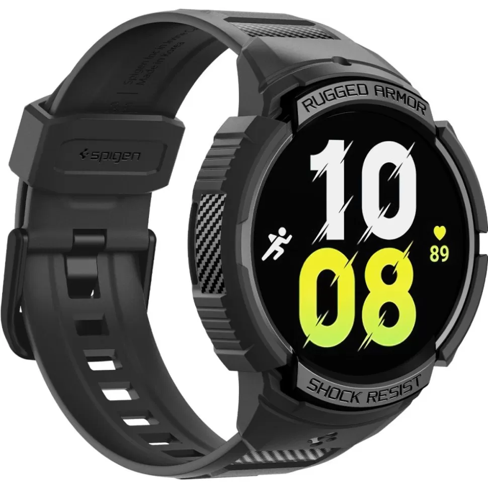 Spigen Galaxy Watch 6 40Mm*Pasek Rugged Armor ”pro” Galaxy Watch 6 (40 MM) Matte Black Case