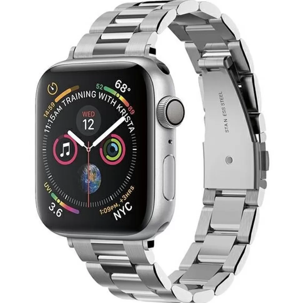 Spigen Apple Watch 1 38Mm | Apple Watch 2 38Mm*Pasek Band Modern Fit Apple Watch 9 8 7 SE 2022 38mm 40mm 41mm Silver Srebrny