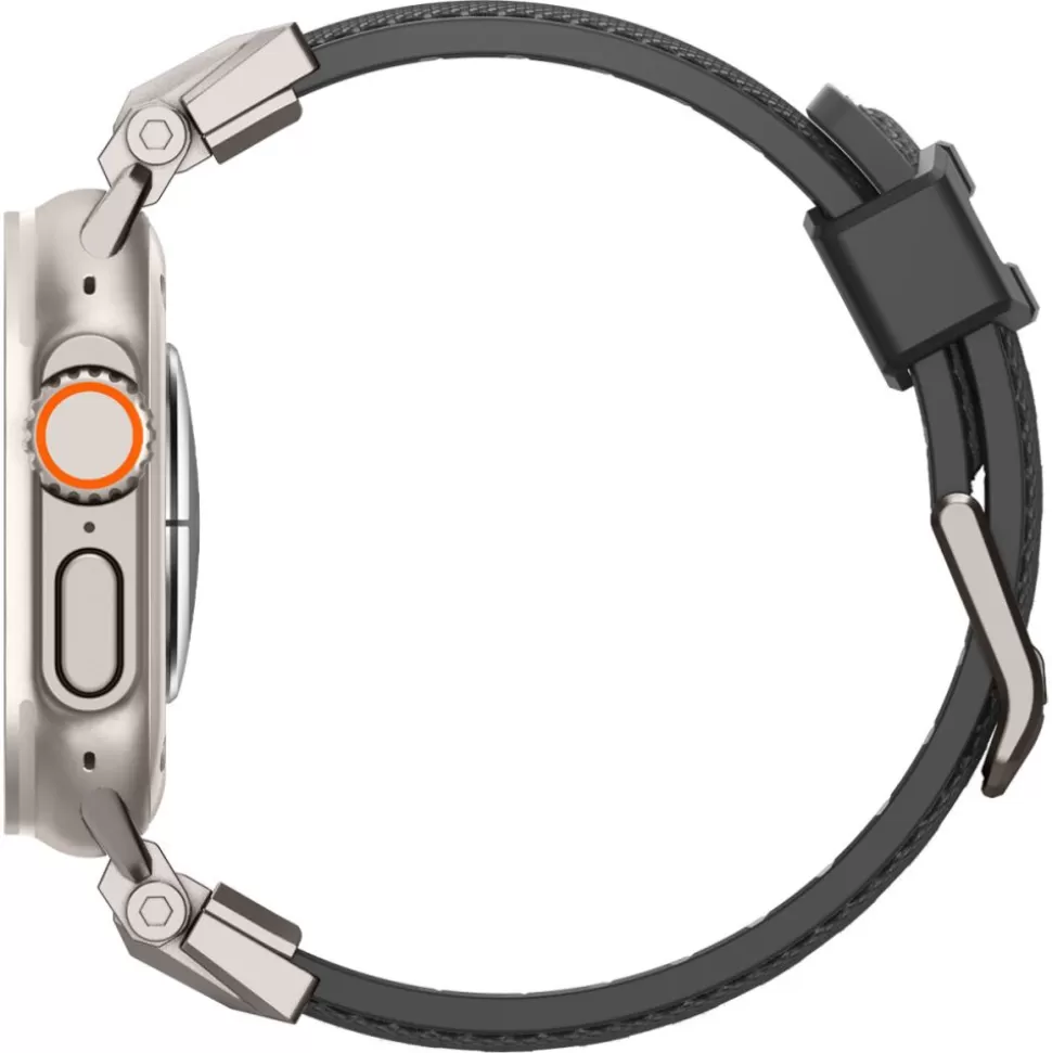 Spigen Apple Watch 1 42Mm | Apple Watch 2 42Mm*Pasek Durapro Armor Apple Watch Ultra 9 8 7 6 5 4 3 SE 2022 42mm 44mm 45mm 49mm Czarny