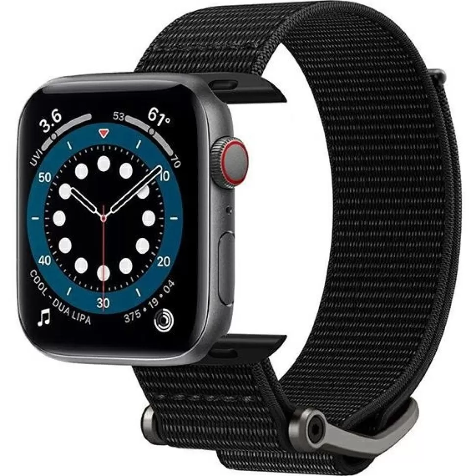 Spigen Apple Watch 2 42Mm | Apple Watch 3 42Mm*Pasek Durapro Flex Apple Watch Ultra 9 8 7 SE 2022 42mm 44mm 45mm 49mm Czarny