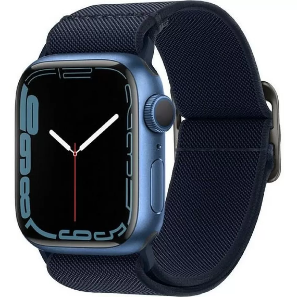 Spigen Apple Watch 1 42Mm | Apple Watch 2 42Mm*Pasek Fit Lite Apple Watch Ultra 9 8 7 SE 2022 42mm 44mm 45mm 49mm Niebieski Granatowy