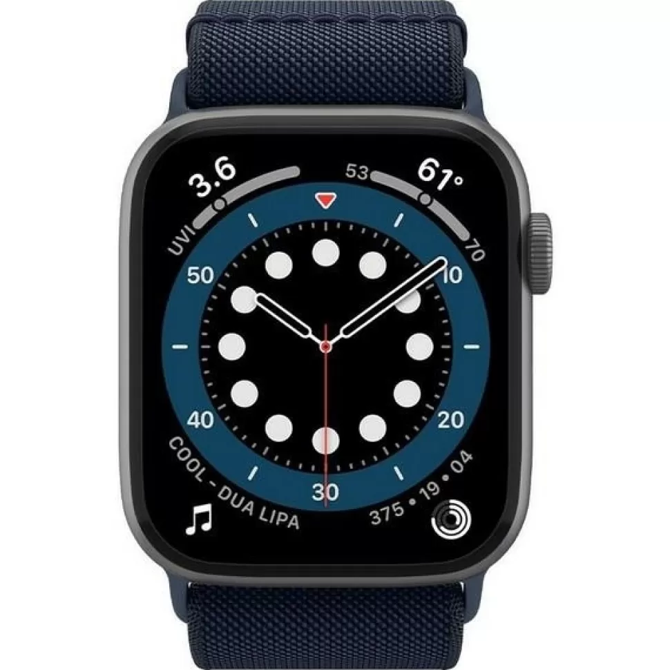 Spigen Apple Watch 1 42Mm | Apple Watch 2 42Mm*Pasek Fit Lite Apple Watch Ultra 9 8 7 SE 2022 42mm 44mm 45mm 49mm Niebieski Granatowy