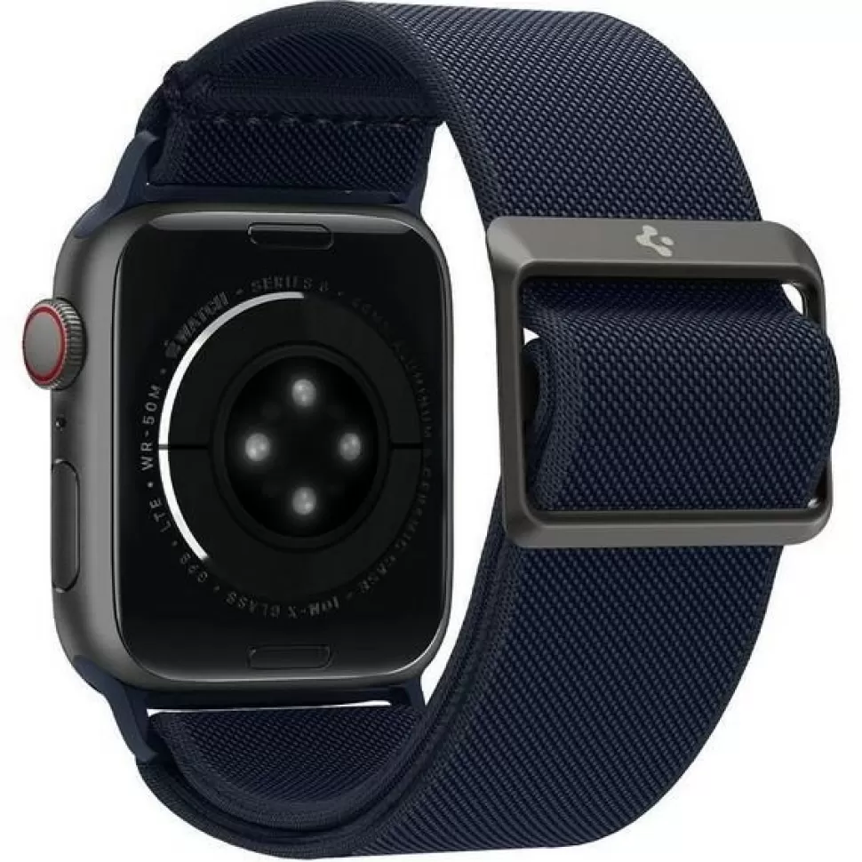 Spigen Apple Watch 1 42Mm | Apple Watch 2 42Mm*Pasek Fit Lite Apple Watch Ultra 9 8 7 SE 2022 42mm 44mm 45mm 49mm Niebieski Granatowy