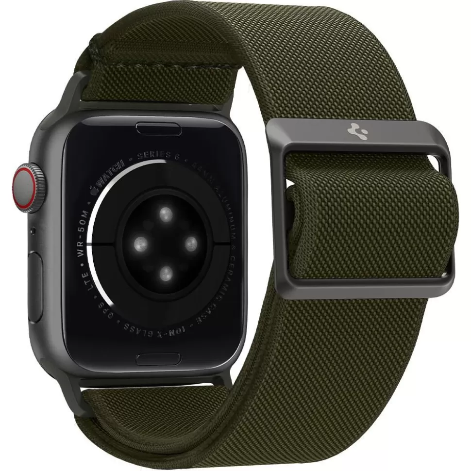 Spigen Apple Watch 1 42Mm | Apple Watch 2 42Mm*Pasek Fit Lite Apple Watch Ultra 9 8 7 SE 2022 42mm 44mm 45mm 49mm Zielony