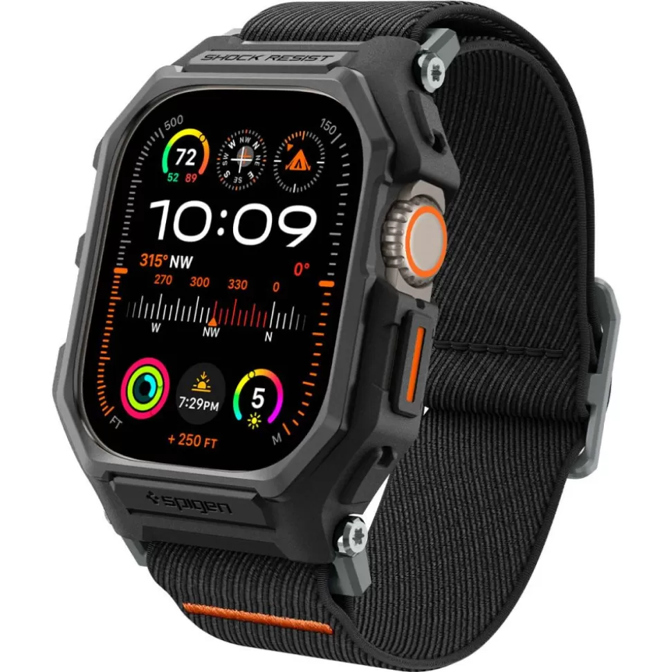 Spigen Apple Watch Ultra 49Mm | Apple Watch Ultra 2 49Mm*Pasek LITE FIT ”PRO” APPLE WATCH ULTRA 1 / 2 (49 MM) MATTE BLACK