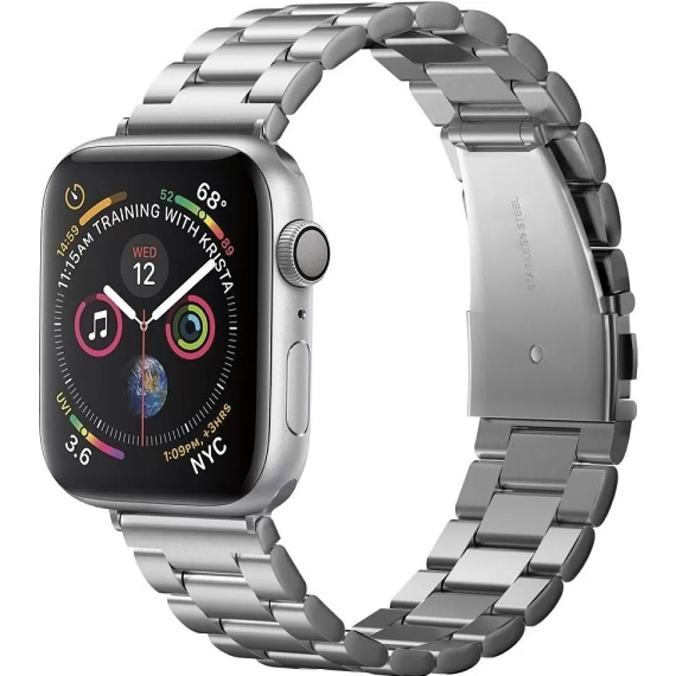 Spigen Apple Watch 2 42Mm | Apple Watch 3 42Mm*Pasek Modern Fit Band Apple Watch Ultra 9 8 7 SE 2022 42mm 44mm 45mm 49mm Srebrny