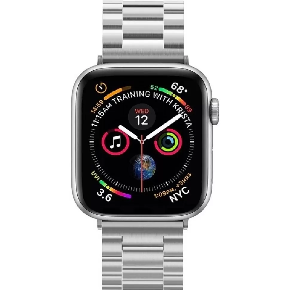 Spigen Apple Watch 2 42Mm | Apple Watch 3 42Mm*Pasek Modern Fit Band Apple Watch Ultra 9 8 7 SE 2022 42mm 44mm 45mm 49mm Srebrny