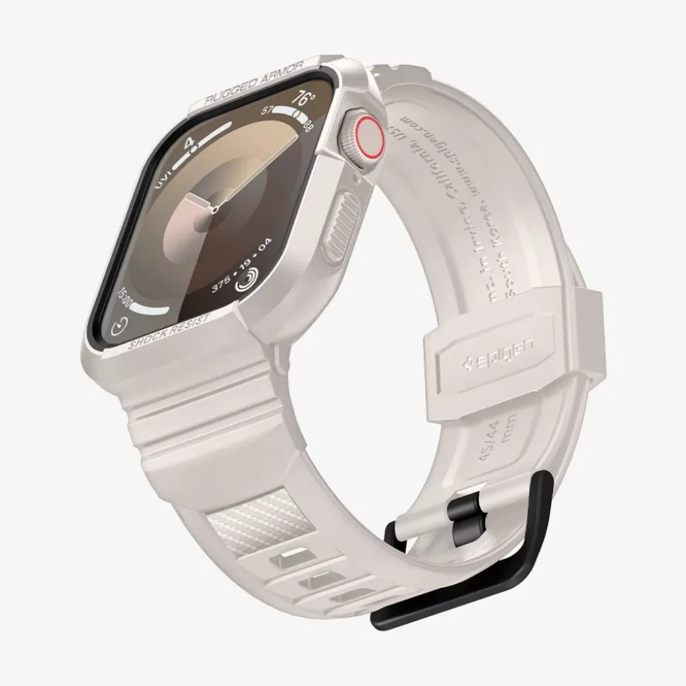 Spigen Apple Watch 4 44Mm | Apple Watch 5 44Mm*Pasek Rugged Armor ”pro” Apple Watch 4 / 5 / 6 / 7 / 8 / 9 / Se (44 / 45 Mm) Dune Beige