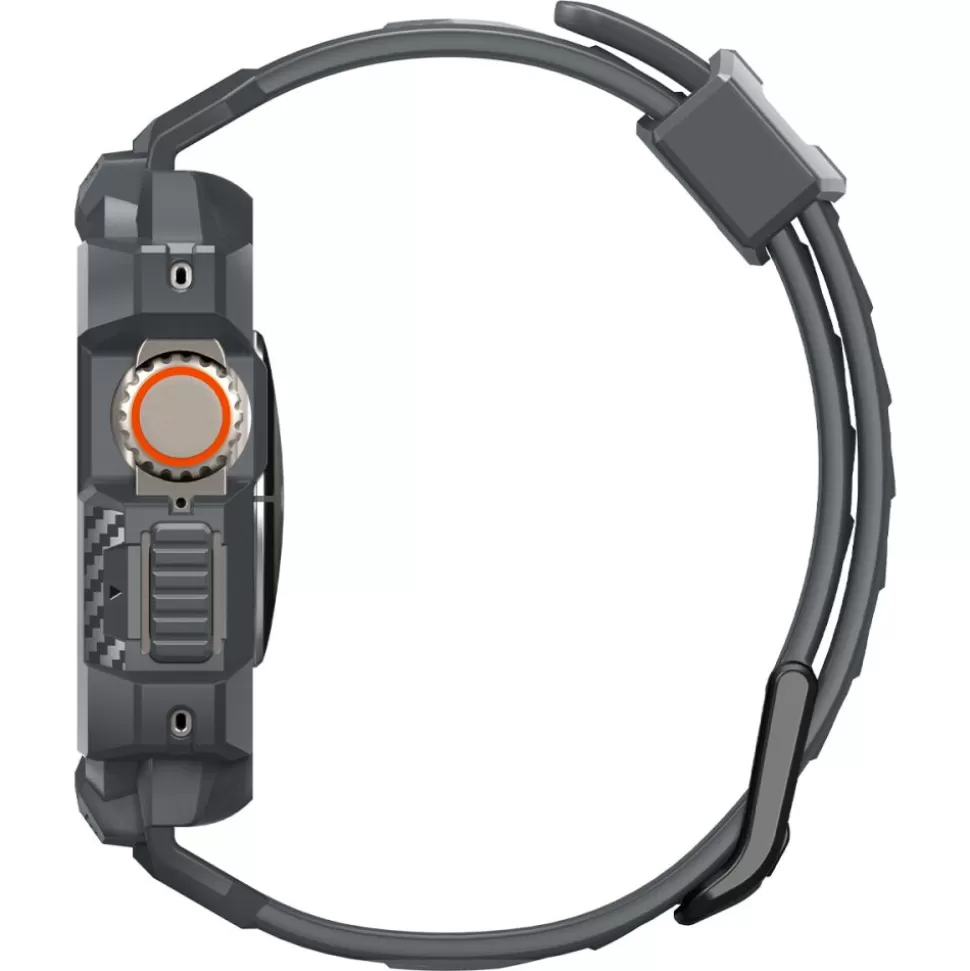 Spigen Apple Watch Ultra 49Mm | Apple Watch Ultra 2 49Mm*Pasek Rugged Armor ”pro” Apple Watch Ultra 1 / 2 (49 Mm) Dark Grey Szary