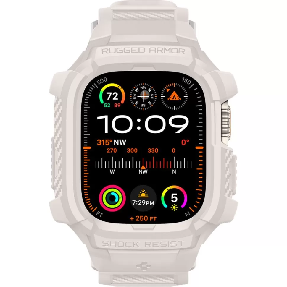 Spigen Apple Watch Ultra 49Mm | Apple Watch Ultra 2 49Mm*Pasek Rugged Armor ”pro” Apple Watch Ultra 1 / 2 (49 Mm) Dune Beige