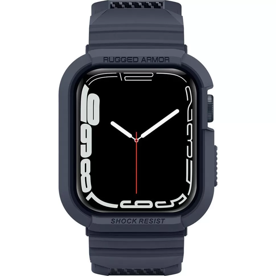 Spigen Apple Watch 4 44Mm | Apple Watch 5 44Mm*Pasek Rugged Armor Pro Apple Watch Ultra 9 8 7 SE 2022 42mm 44mm 45mm 49mm Szary