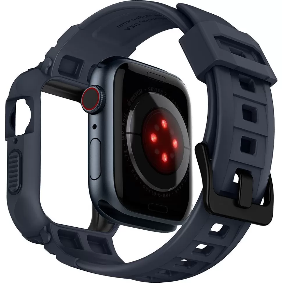 Spigen Apple Watch 4 44Mm | Apple Watch 5 44Mm*Pasek Rugged Armor Pro Apple Watch Ultra 9 8 7 SE 2022 42mm 44mm 45mm 49mm Szary