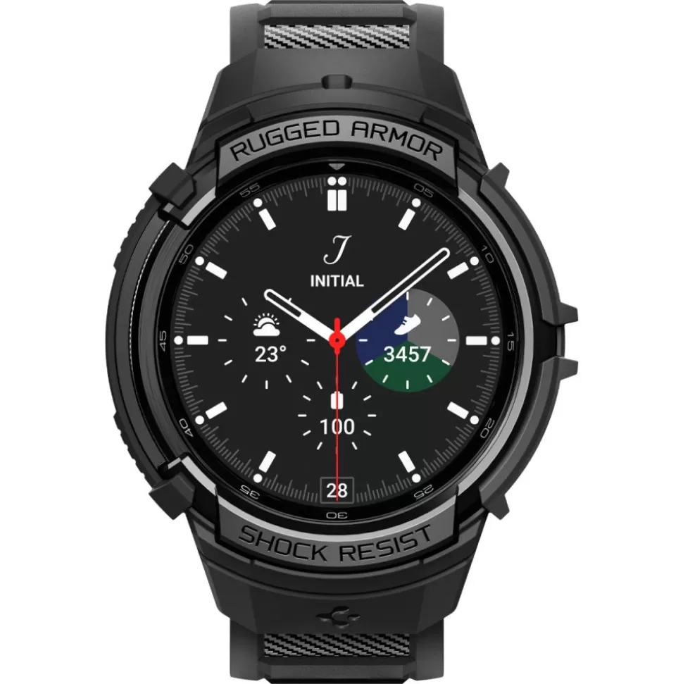 Spigen Galaxy Watch 6 Classic 43Mm*Pasek Rugged Armor ”pro” Galaxy Watch 6 Classic (43 MM) Matte Black Case