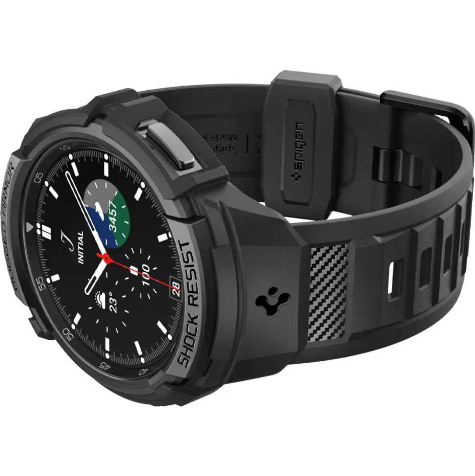 Spigen Galaxy Watch 6 Classic 43Mm*Pasek Rugged Armor ”pro” Galaxy Watch 6 Classic (43 MM) Matte Black Case