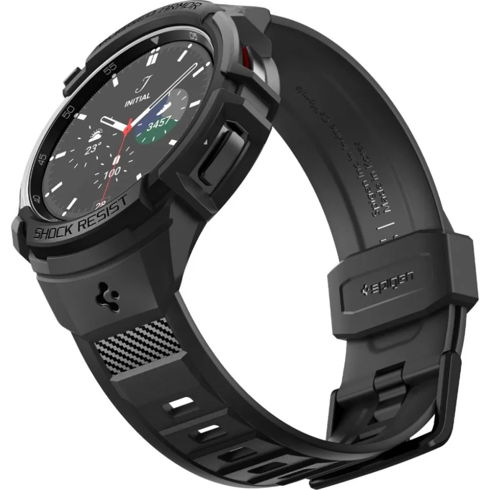Spigen Galaxy Watch 6 Classic 43Mm*Pasek Rugged Armor ”pro” Galaxy Watch 6 Classic (43 MM) Matte Black Case
