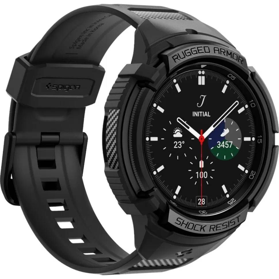 Spigen Galaxy Watch 6 Classic 43Mm*Pasek Rugged Armor ”pro” Galaxy Watch 6 Classic (43 MM) Matte Black Case