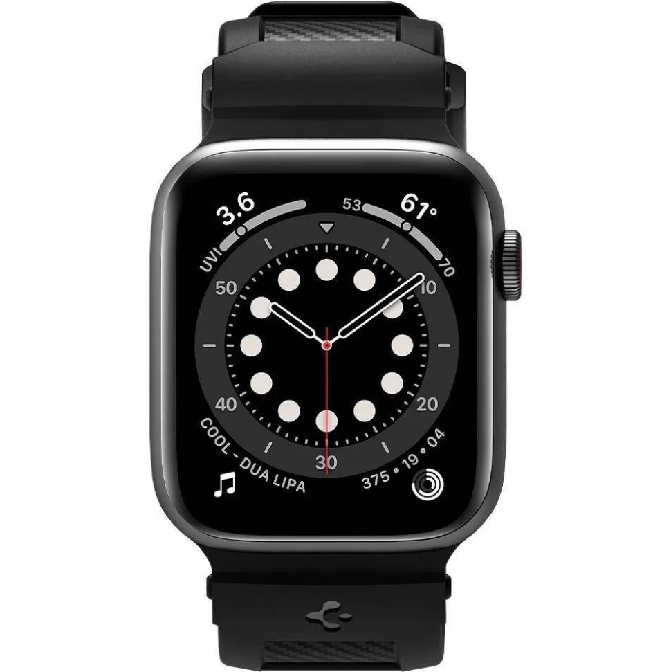 Spigen Apple Watch 1 42Mm | Apple Watch 2 42Mm*Pasek Rugged Band Apple Watch Ultra 9 8 7 SE 2022 42mm 44mm 45mm 49mm Czarny