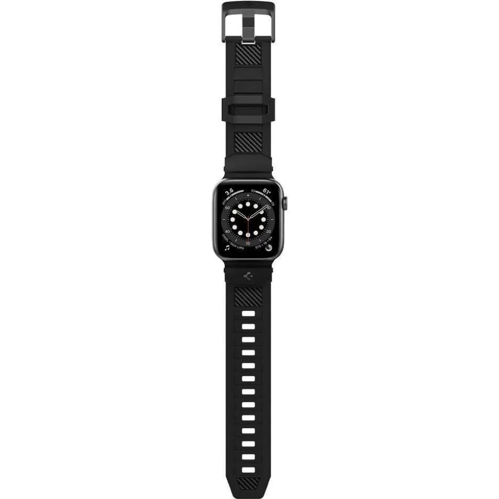 Spigen Apple Watch 1 42Mm | Apple Watch 2 42Mm*Pasek Rugged Band Apple Watch Ultra 9 8 7 SE 2022 42mm 44mm 45mm 49mm Czarny
