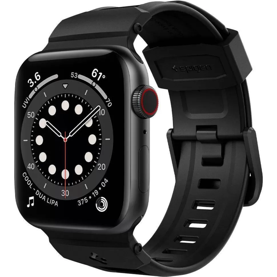 Spigen Apple Watch 1 42Mm | Apple Watch 2 42Mm*Pasek Rugged Band Apple Watch Ultra 9 8 7 SE 2022 42mm 44mm 45mm 49mm Czarny