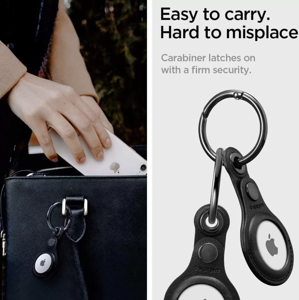 Spigen Lokalizatory*Airtag Valentinus Etui Case Black Czarny