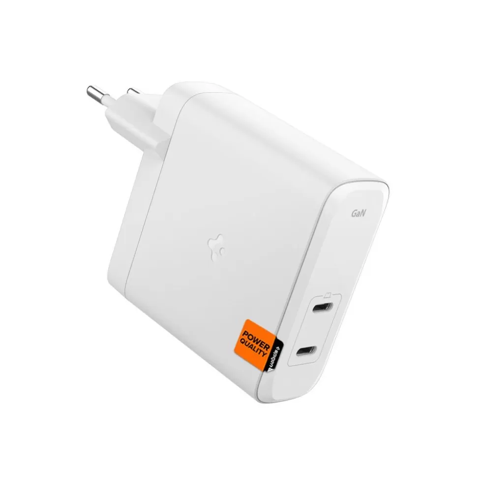 Spigen Ładowarki*ARCSTATION PRO GAN-1402 2-PORT NETWORK CHARGER 140W WHITE