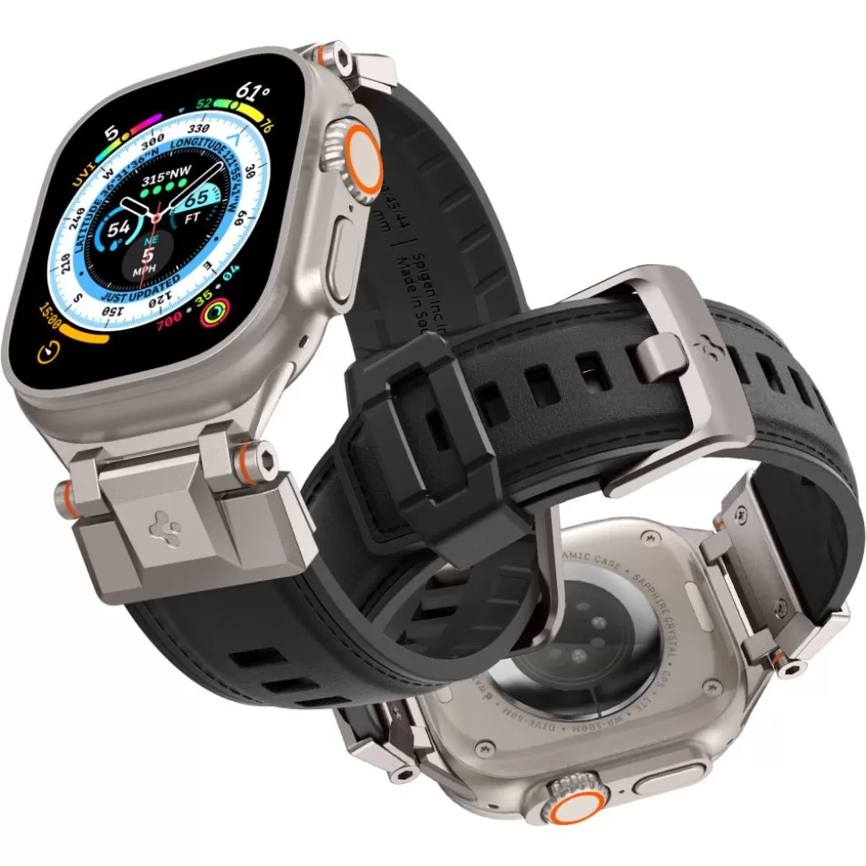Spigen Apple Watch 4 42Mm | Apple Watch 5 42Mm*DURAPRO ARMOR PU APPLE WATCH 4 / 5 / 6 / 7 / 8 / 9 / SE / ULTRA 1 / 2 (42 / 44 / 45 / 49 MM) BLACK