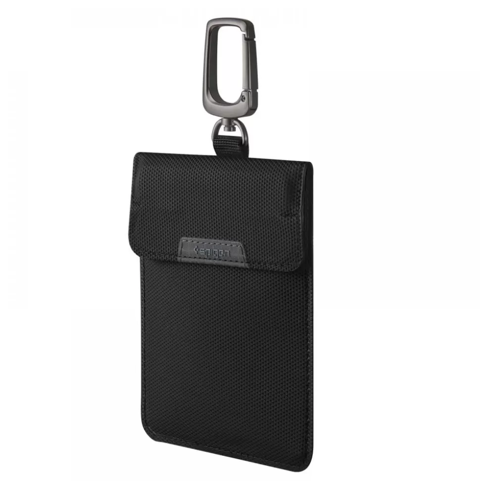 Spigen Inne*Etui na Kluczyki Klatka Faradaya Blokada Antykradzieżowa Rfid Black