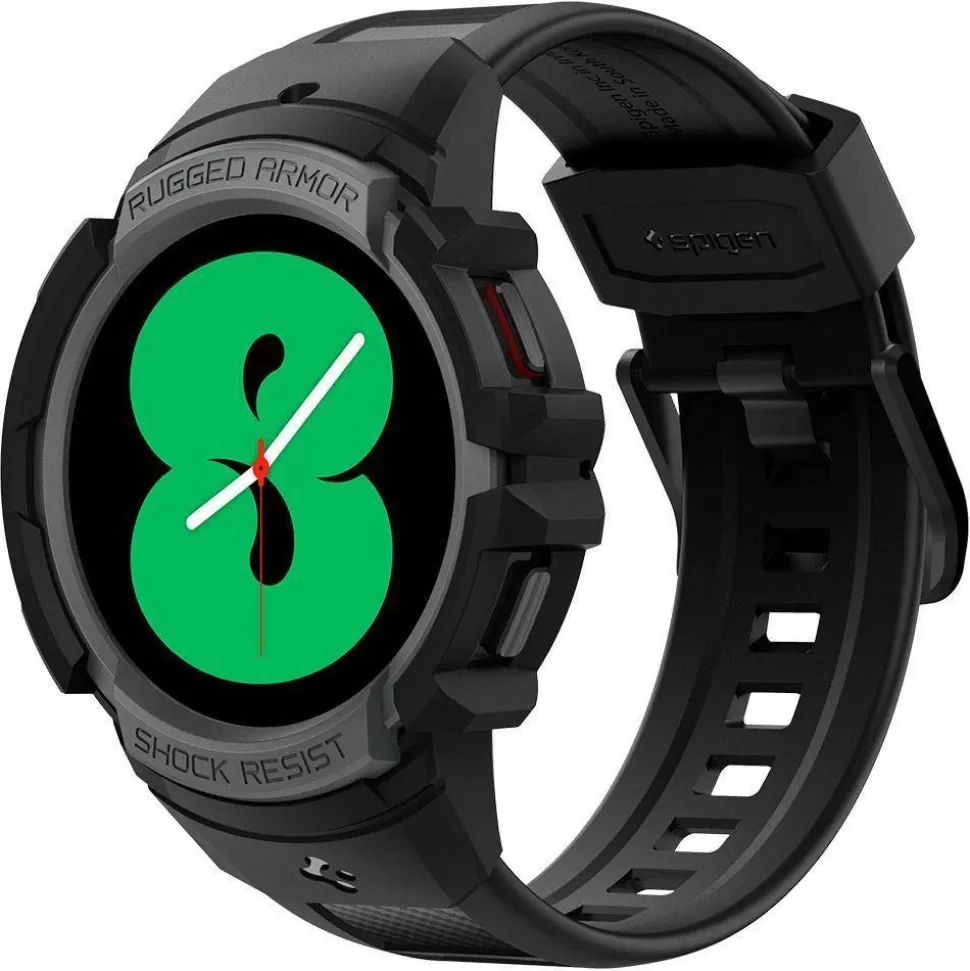 Spigen Galaxy Watch 4 44Mm*Galaxy Watch 4 44 MM Rugged Armor ”pro” Pasek Charcoal Grey Szary