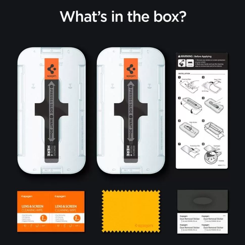 Spigen Iphone 13 Pro Max | Iphone 14 Plus*iPhone 14 Plus / 13 Pro Max GLAS.TR ”EZ FIT” 2-PACK SZKŁO HARTOWANE