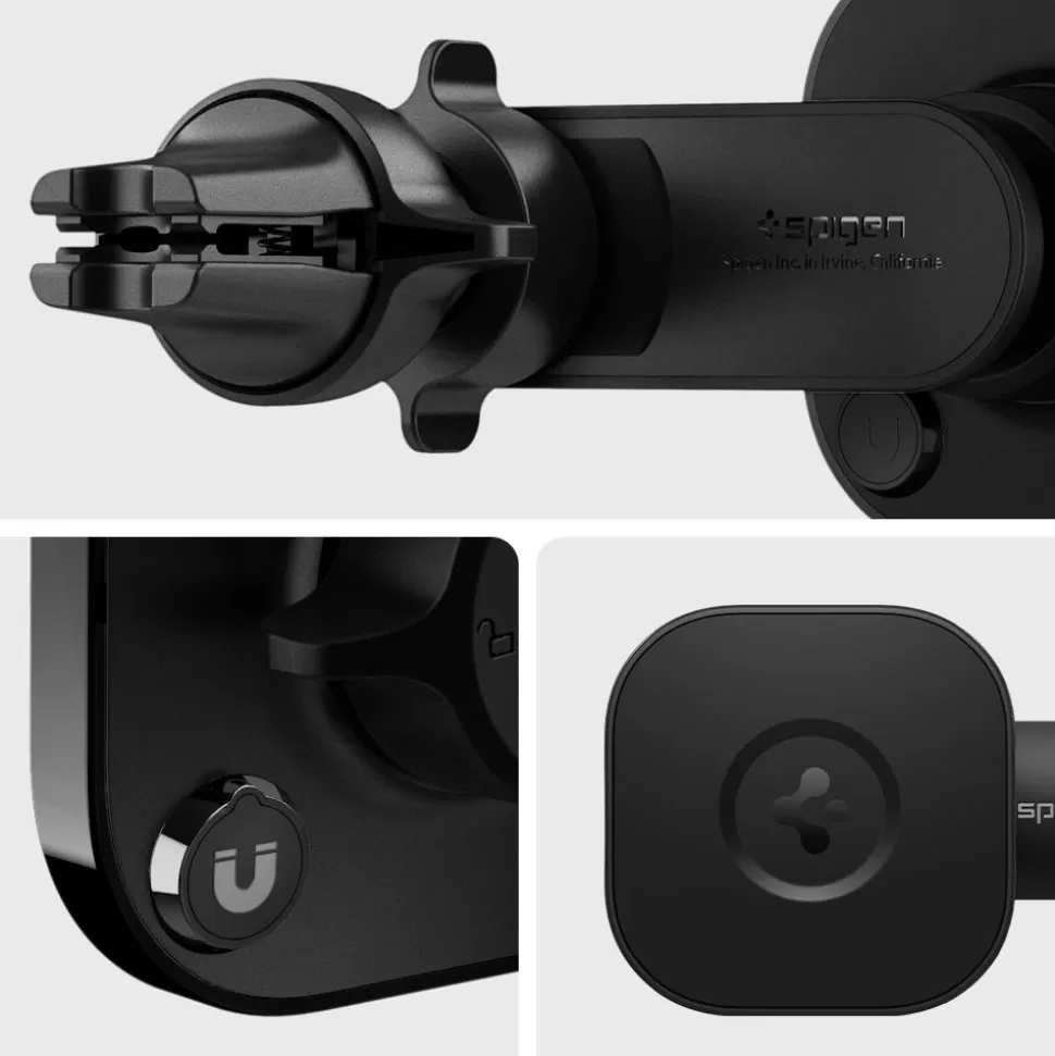 Spigen Iphone 12 Mini | Iphone 12*ITS12 Magnetic Uchwyt Do Kratki Magsafe Vent Car Mount Black