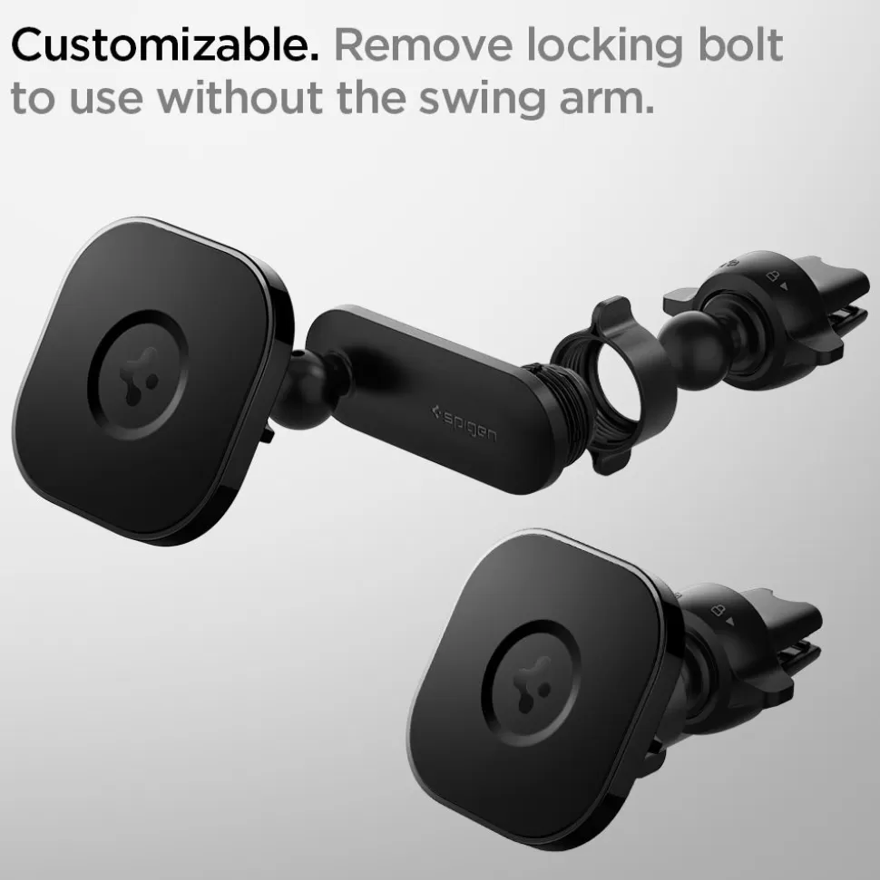 Spigen Iphone 12 Mini | Iphone 12*ITS12 Magnetic Uchwyt Do Kratki Magsafe Vent Car Mount Black