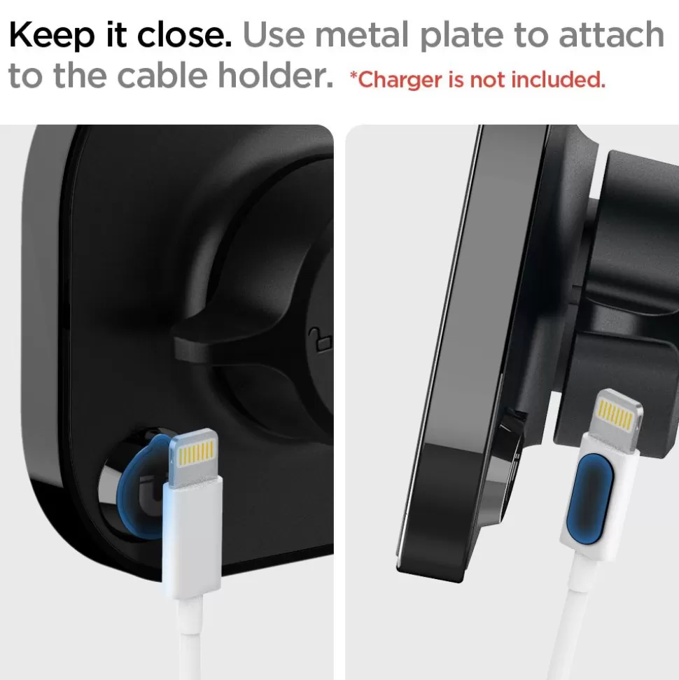 Spigen Iphone 12 Mini | Iphone 12*ITS12 Magnetic Uchwyt Do Kratki Magsafe Vent Car Mount Black
