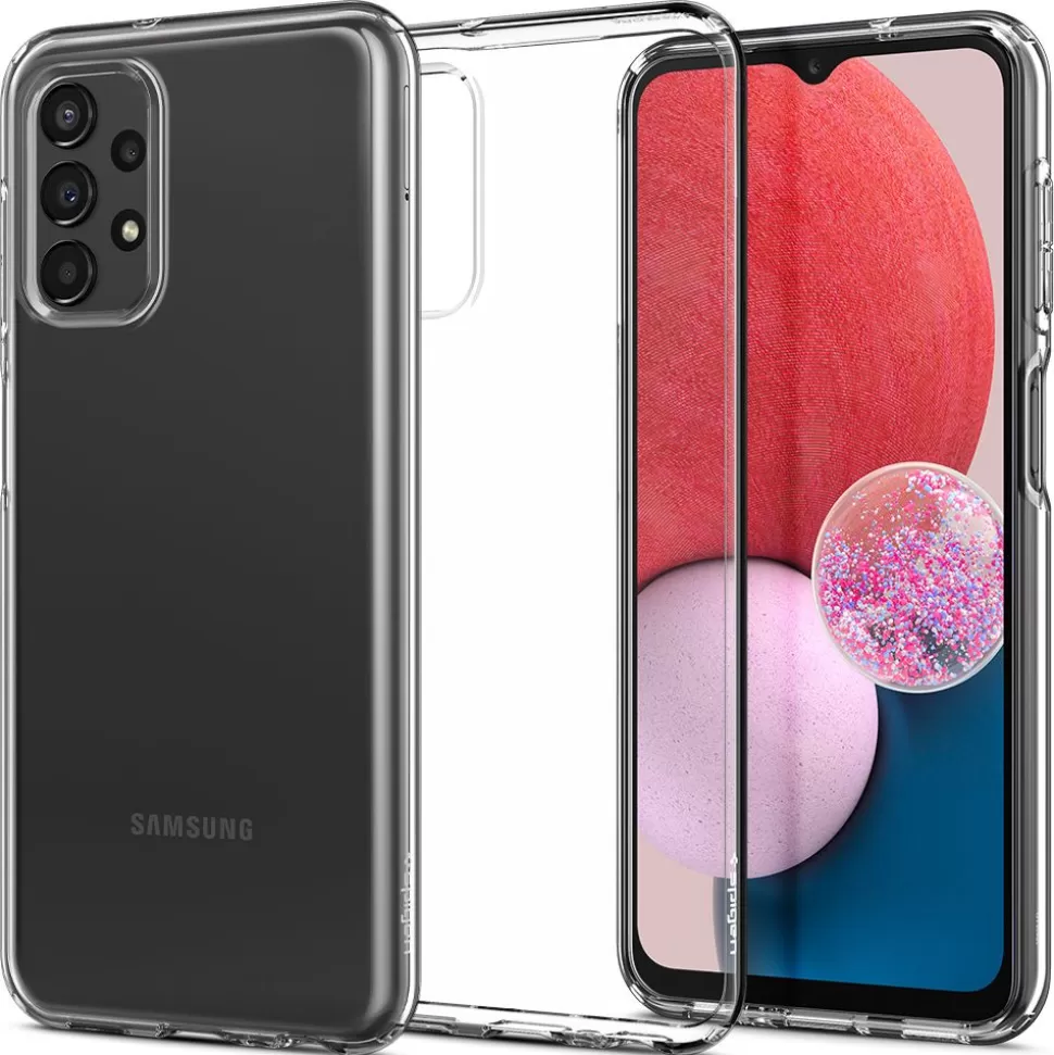 Spigen Galaxy A13*LIQUID CRYSTAL GALAXY A13 4G / LTE ETUI Przezroczyste Clear CASE