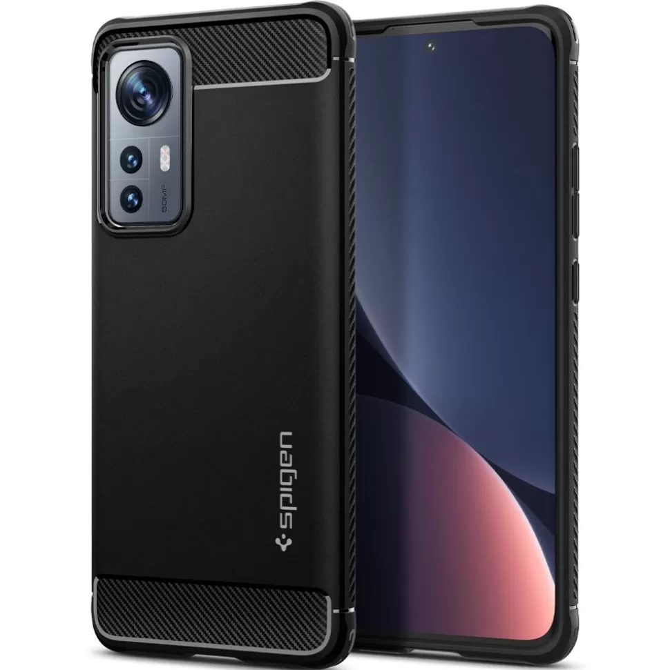 Spigen 12 | 12X*Rugged Armor Xiaomi 12 12X ETUI Matte Czarny Case