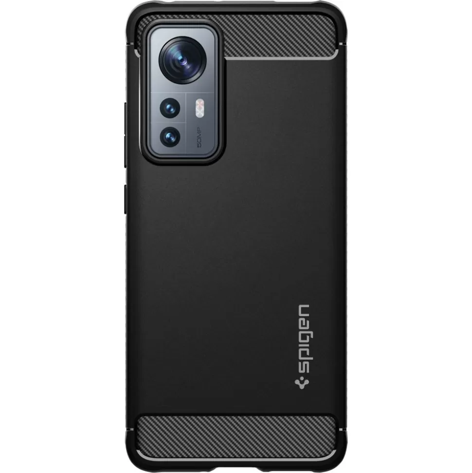 Spigen 12 | 12X*Rugged Armor Xiaomi 12 12X ETUI Matte Czarny Case