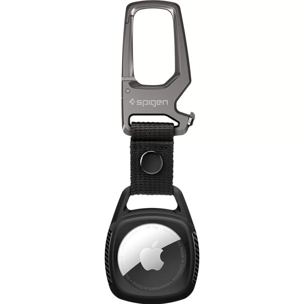 Spigen Lokalizatory*Rugged Armor Apple Airtag Etui Matte Black Case