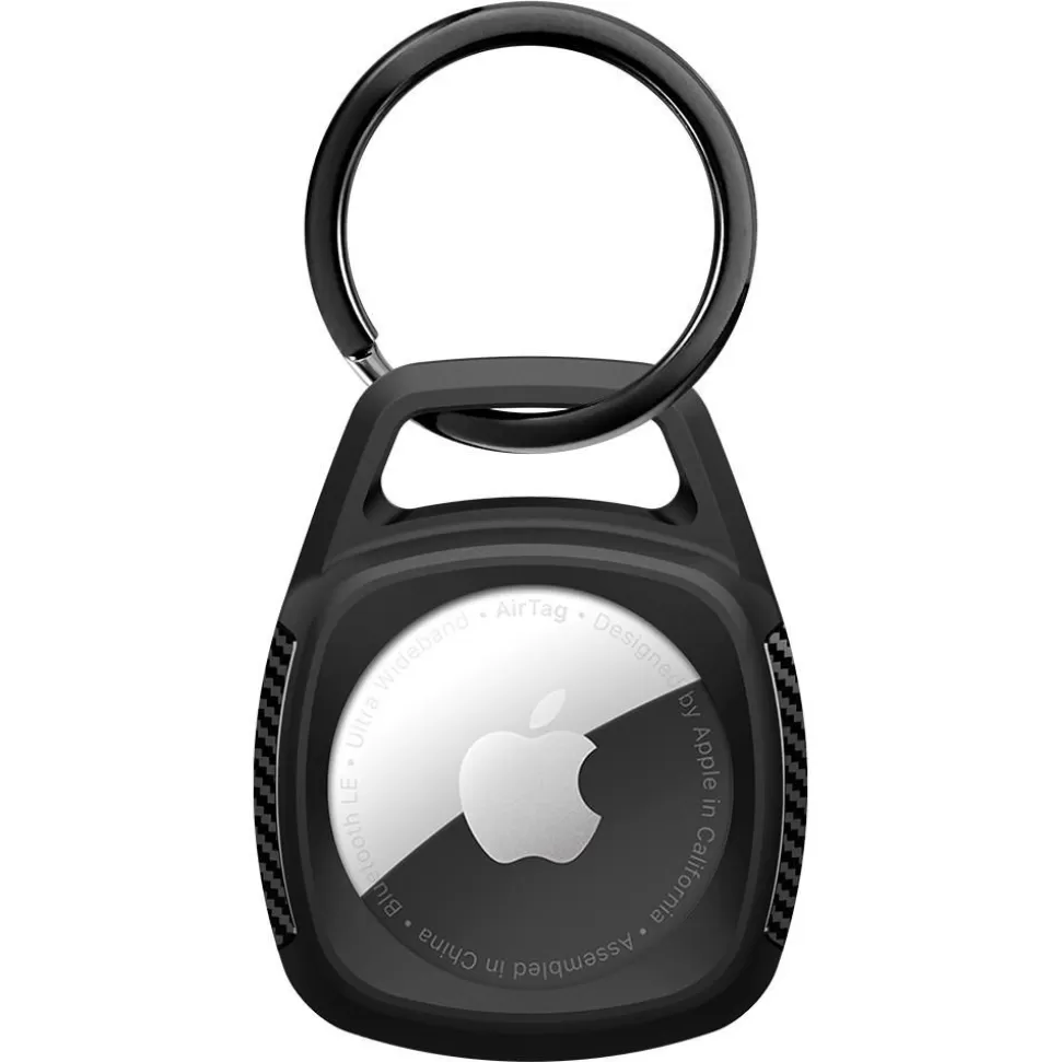 Spigen Lokalizatory*Rugged Armor Apple Airtag Etui Matte Black Case