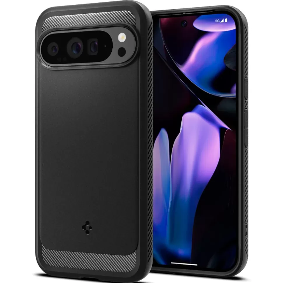 Spigen Pixel 9 Pro Xl*RUGGED ARMOR GOOGLE PIXEL 9 PRO XL MATTE BLACK Czarny