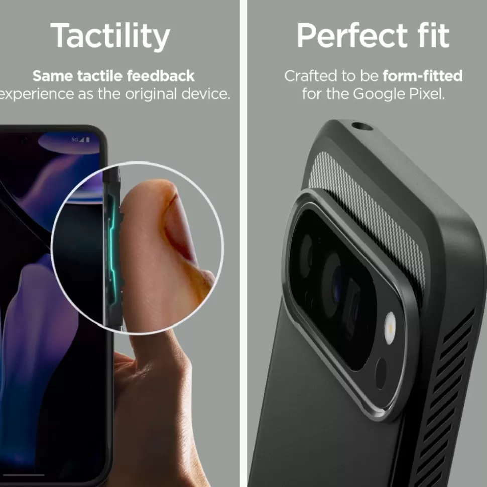 Spigen Pixel 9 Pro Xl*RUGGED ARMOR GOOGLE PIXEL 9 PRO XL MATTE BLACK Czarny
