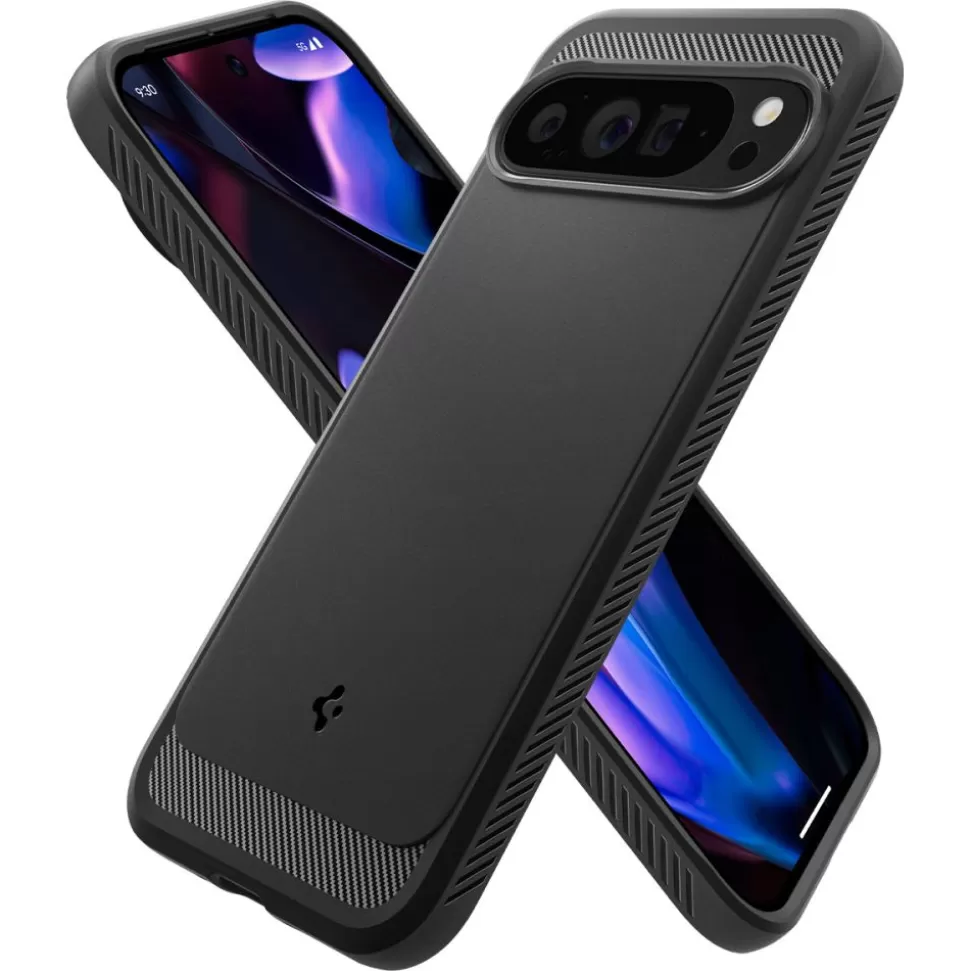 Spigen Pixel 9 Pro Xl*RUGGED ARMOR GOOGLE PIXEL 9 PRO XL MATTE BLACK Czarny