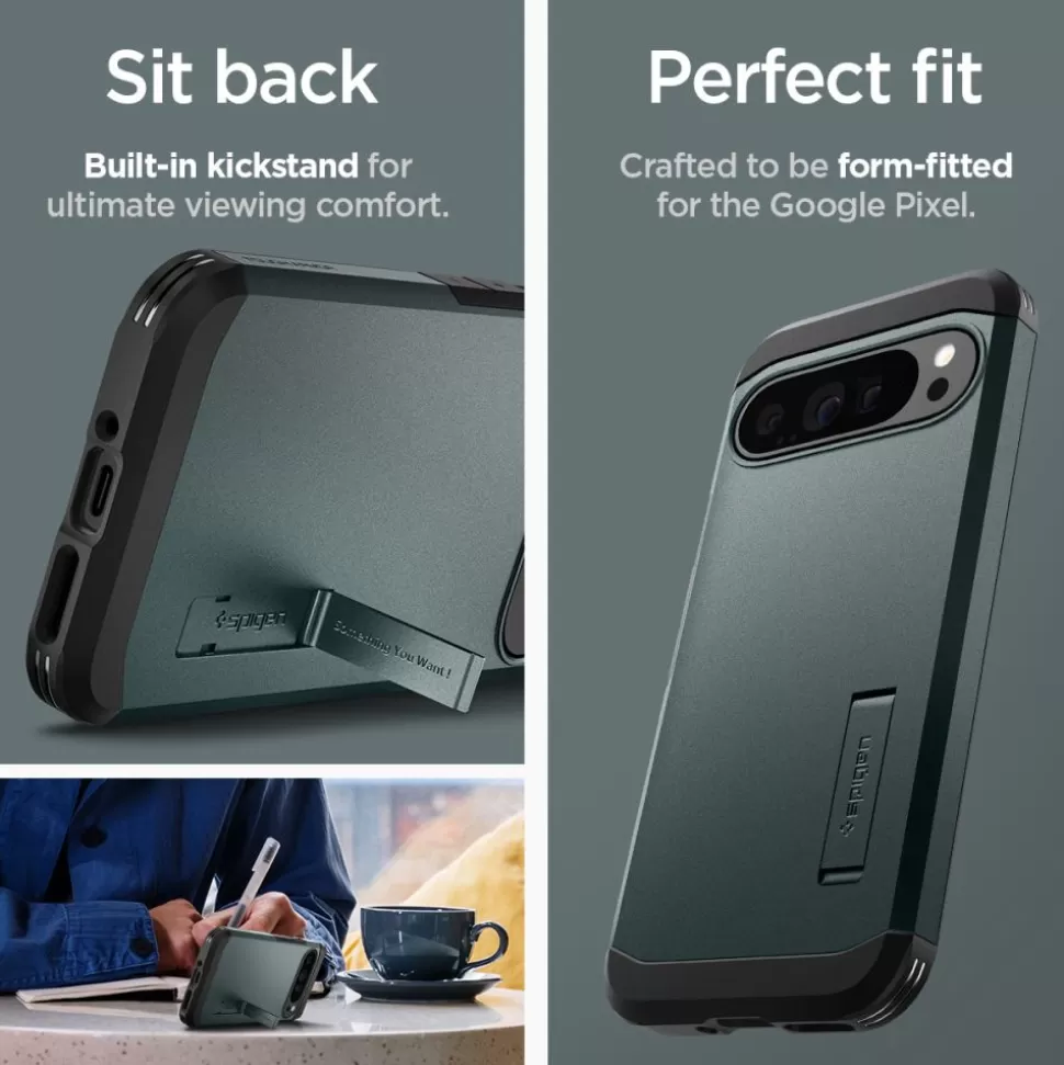Spigen Pixel 9 Pro Xl*TOUGH ARMOR GOOGLE PIXEL 9 PRO XL ABYSS GREEN Zielony