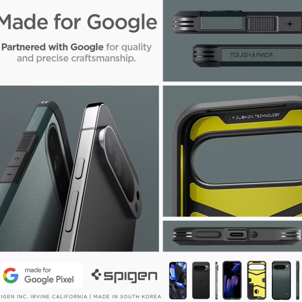 Spigen Pixel 9 Pro Xl*TOUGH ARMOR GOOGLE PIXEL 9 PRO XL ABYSS GREEN Zielony
