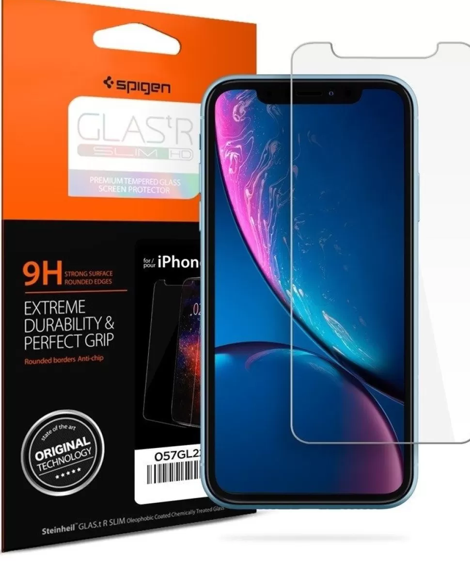 Spigen Iphone Xr*Ultra Hybrid Apple iPhone XR Etui Przezroczyste Clear + Szkło Case